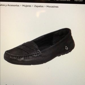 Lauren Ralph Lauren Corita Loafers. Black Frosted